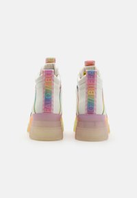 Buffalo ASPHA MID - Vysoké tenisky - offwhite/rainbow