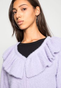 VILA VIHELLY FRILL CARDIGAN - Casaco de malha - pastel lilac
