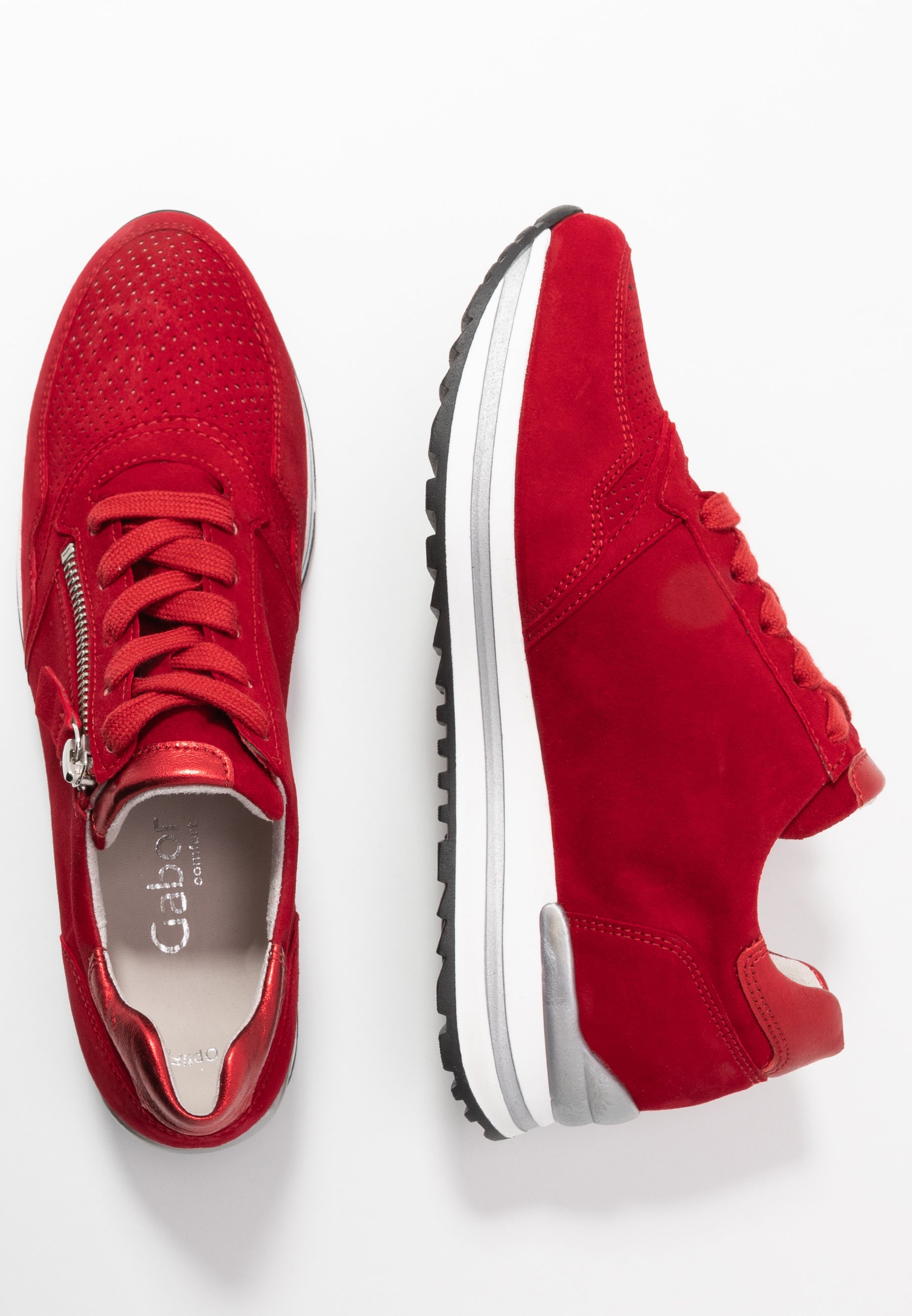 Gabor Comfort Sneaker low - rubin/rosso/rot - Zalando.de