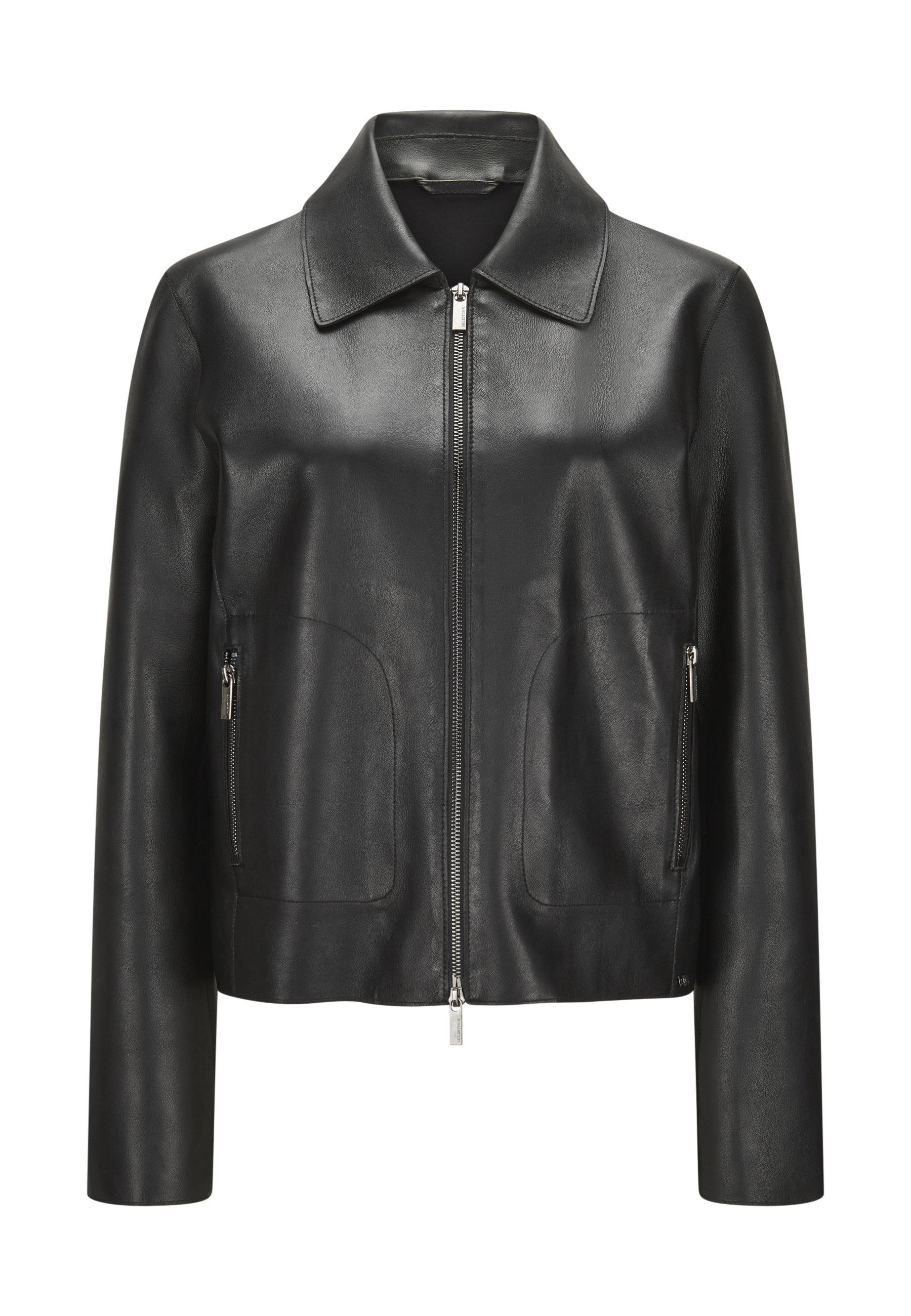Milestone MSNYLAH Leather jacket schwarz/black Zalando