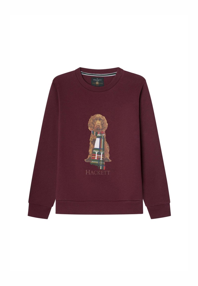 Hackett London HERITAGE HARRY CREW - Felpa - burgundy red
