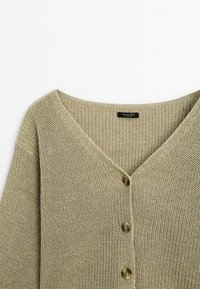 Massimo Dutti Strickjacke - light green