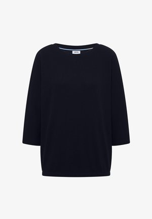 Cecil, 3/4-SLEEVE SHIRT WITH WAFFLE TEXTURE - T-shirt à manches longues - urban dark blue