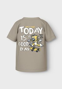 Name it 2ER SET  - Print T-shirt - blau-braun