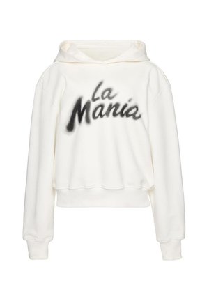 LA MANIA, BLUZA Z KAPTUREM SIMO - Kapuutsiga pusa - off white