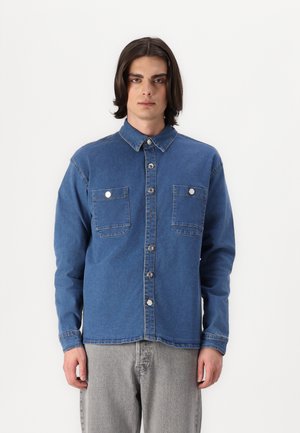 LOOSE OVERSIZED - Cămașă - mid blue washed