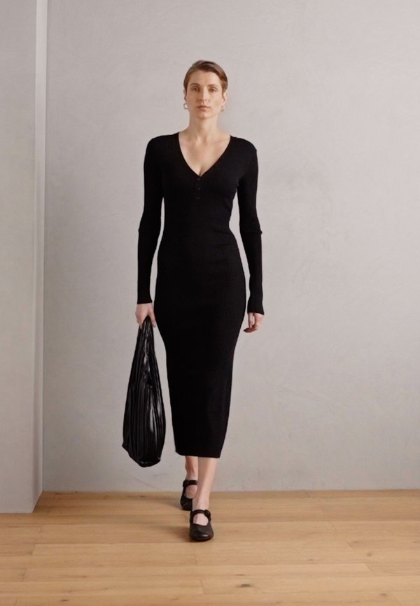 CASI MYRA - Ankle strap ballet pumps - schwarz3