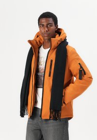 TOM TAILOR PADDED JACKET - Téli dzseki - peanut butter brown