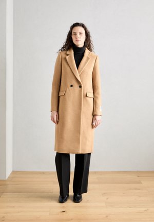 SINGLE BREASTED HERRINGBONE COAT - Klassisk kåpe / frakk - tabacco melange