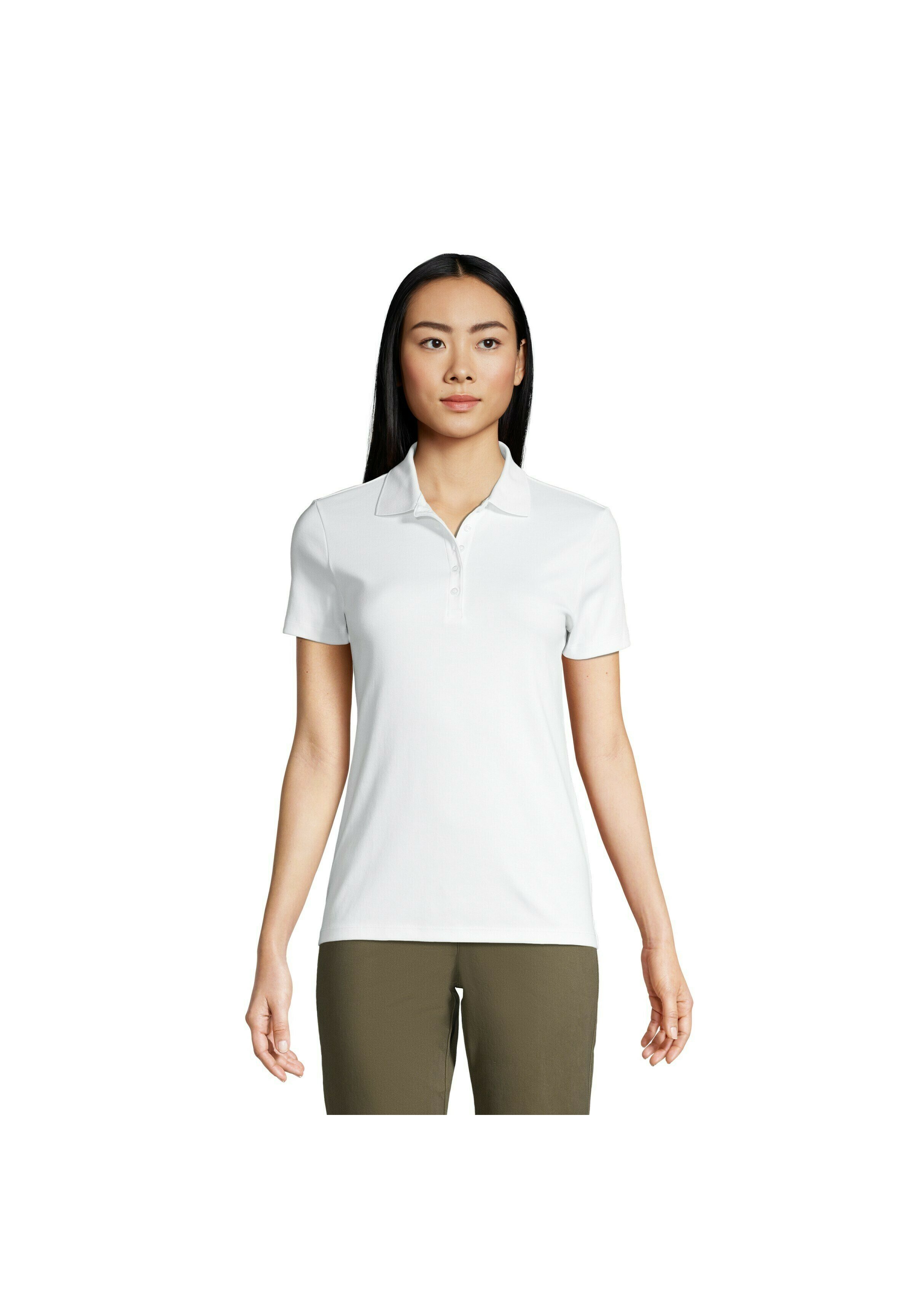 LANDS' END Polo shirt - white/white 