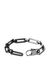 LUCLEON CEDRIC AMAGER - Armbånd - black  steel silver