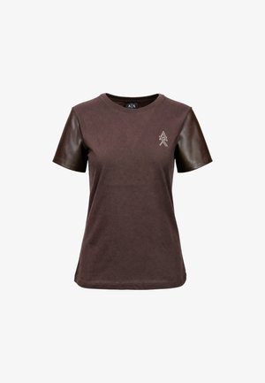 Armani Exchange, XW002812 AF10356 - T-shirt imprimé - brown