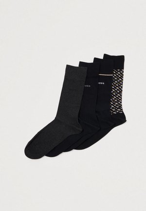 GIFT MONOGRAM 4 PACK - Κάλτσες - black