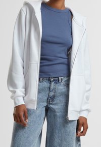 Urban Classics Sudadera con cremallera - white