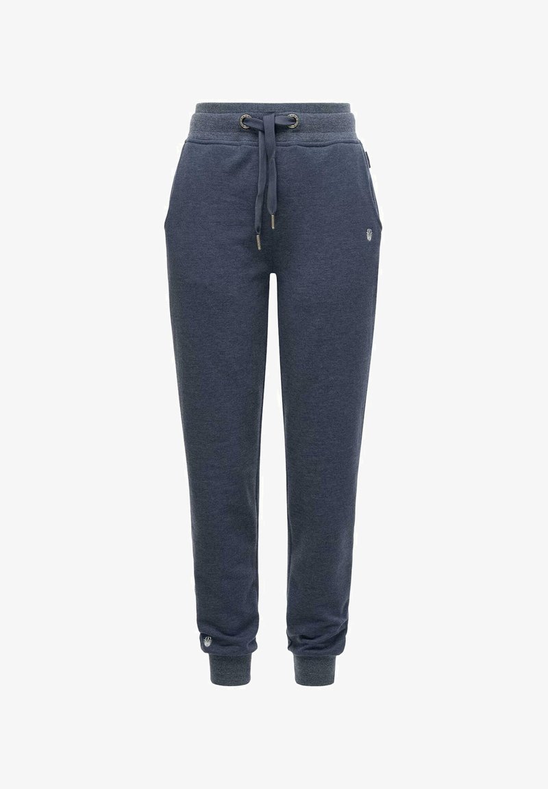 Navahoo SCHMUSEKÄTZCHEN - Tracksuit bottoms - dusty blue melange
