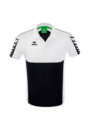 TEAM SIX WINGS - Poloshirt - schwarzweiss