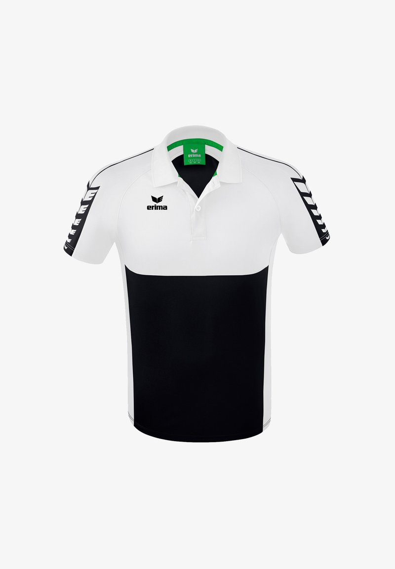 Erima TEAM SIX WINGS - Poloshirt - schwarzweiss