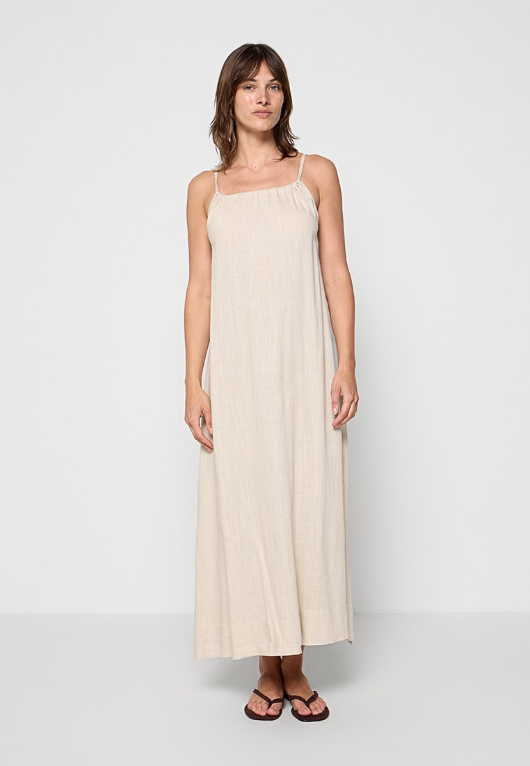 Le Jardin Du Lin Maxi-jurk beige