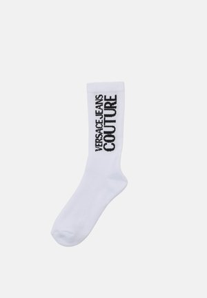 CALZINI GAMBALE - Ponožky - white/black