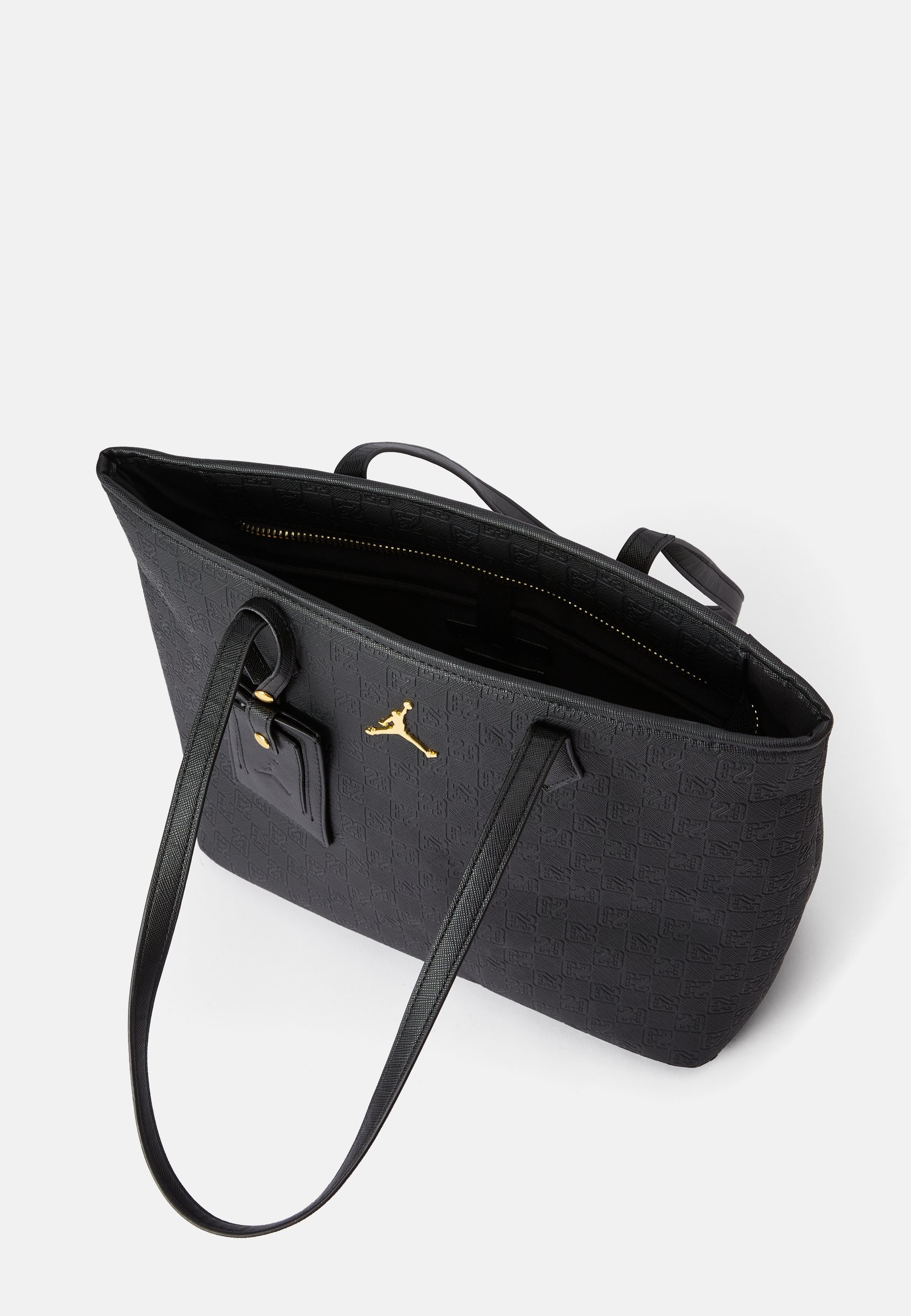 Jordan MONOGRAM TOTE UNISEX - Tote bag - black/gold-coloured/black
