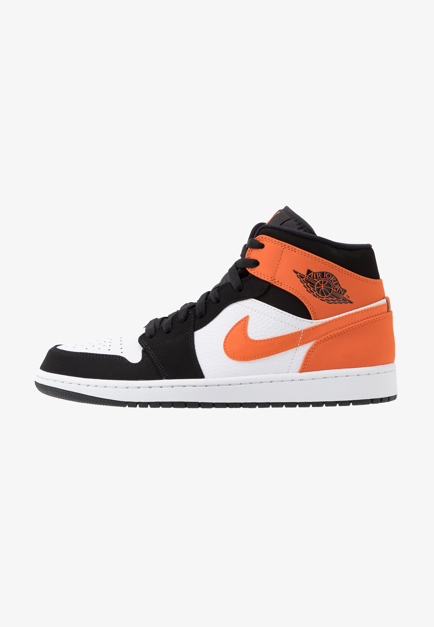 Jordan Air 1 Mid Sneakers Hoog Black Starfish White Zwart Zalando Nl