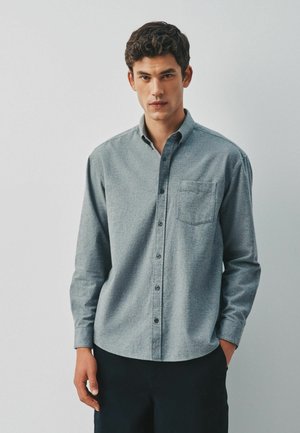 Next, REGULAR FIT - BRUSHED OXFORD LONG SLEEVE SHIRT - Shirt - grey
