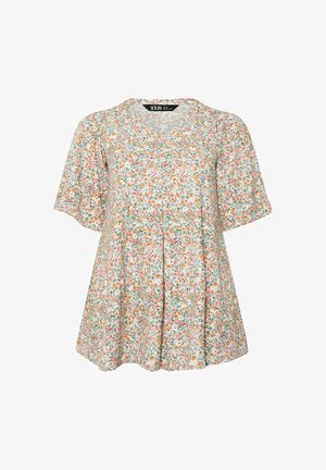 Yours Clothing, PLUS SIZE CASUAL TOPS - Printtipaita - light green