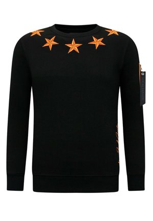 ROYAL STARS - Sweater - zwart / oranje