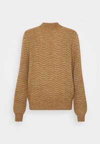 YAS Strickpullover - taupe