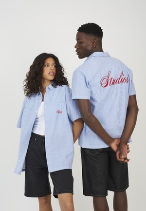 UNISEX - Nööpidega pluus - blue / white