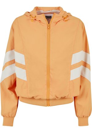 Training jacket - paleorange whitesand