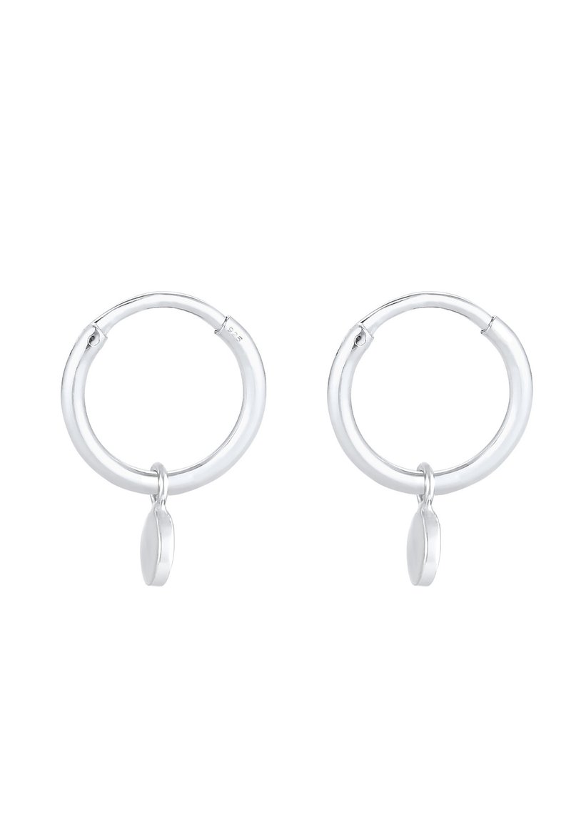Damen Halsketten | Elli PLATE COIN BASIC Ohrringe silber/silberfarben - DN13021 Damen Halsketten | Elli PLATE COIN BASIC Ohrringe silber/silberfarben - DN13021