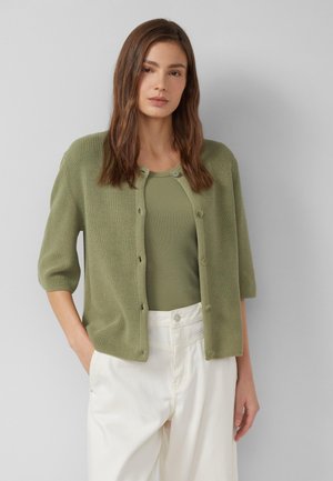 s.Oliver Strickjacke - olivgrün