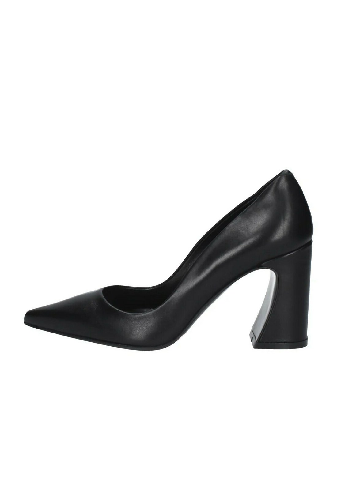Escarpins Femme ALBANO - Nœud Satin Noir Et Bleu - Taille 38 - Talon Très Haut (>10cm) - Occasion
