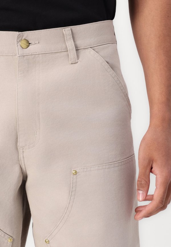 DOUBLE KNEE PANT - Trousers - dusky beige2