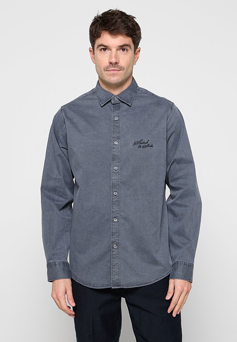 Scotch & Soda Overhemd antraciet