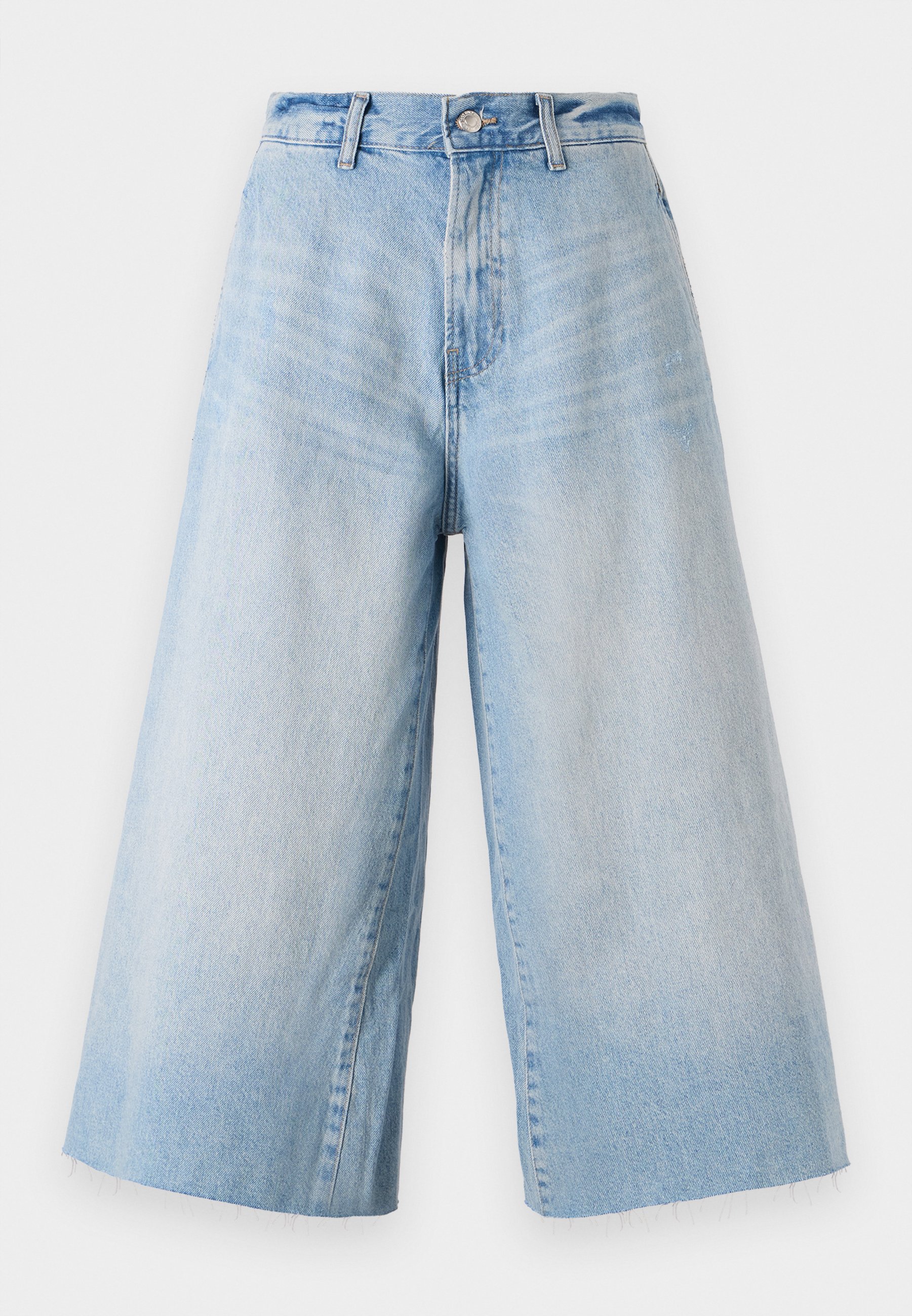ONLY ONLLA BREA LONG - Baggy Jeans - light blue denim/light