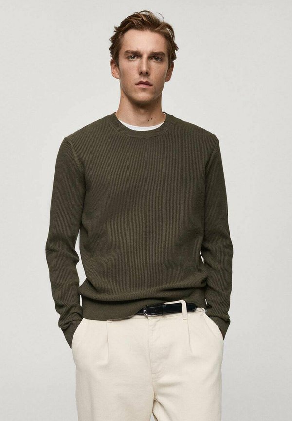 Strickpullover - khaki