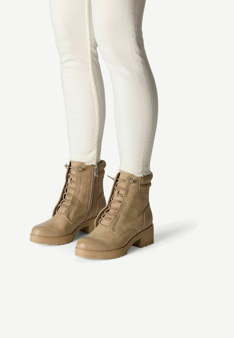 Marco Tozzi Bottines à lacets - taupe nubuck