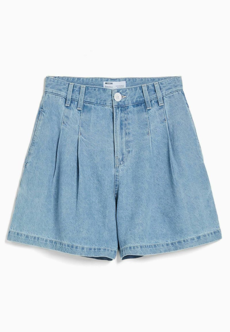 Bershka Jeansshort lichtblauw denim