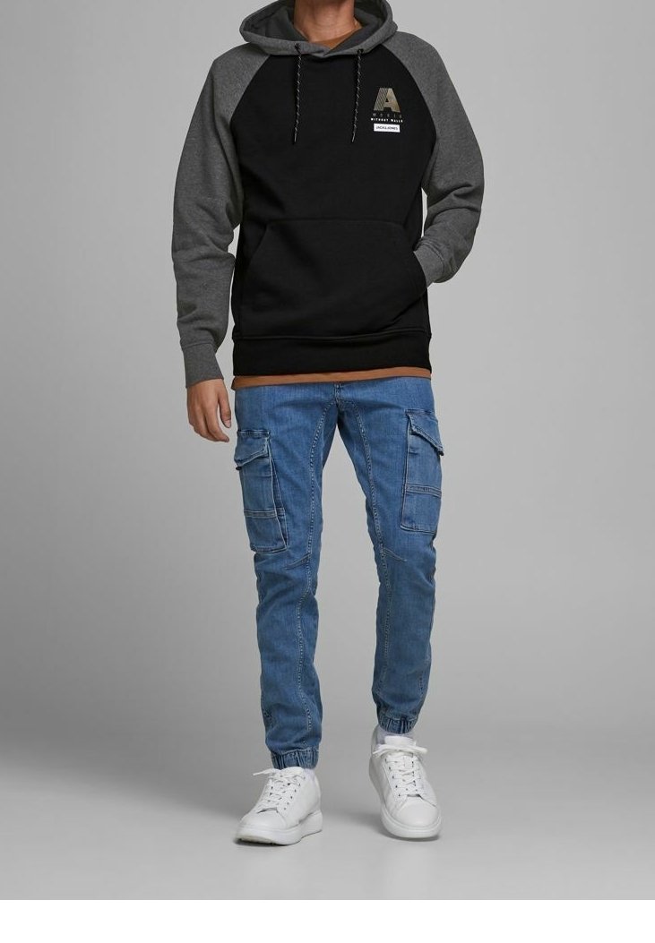 Jack Jones Kapuzenpullover black/schwarz (Pre-owned