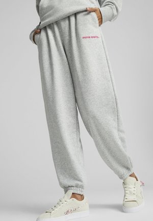 TEAM - Pantalon de survêtement - light gray heather