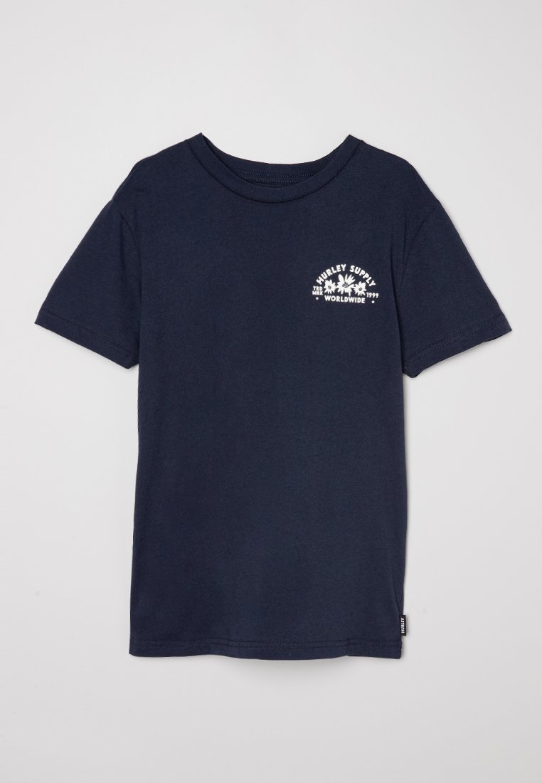 hurley T-shirt print blauw