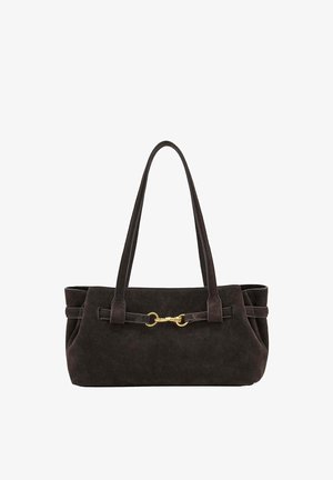 Mango, ADULT - Handbag - dark brown