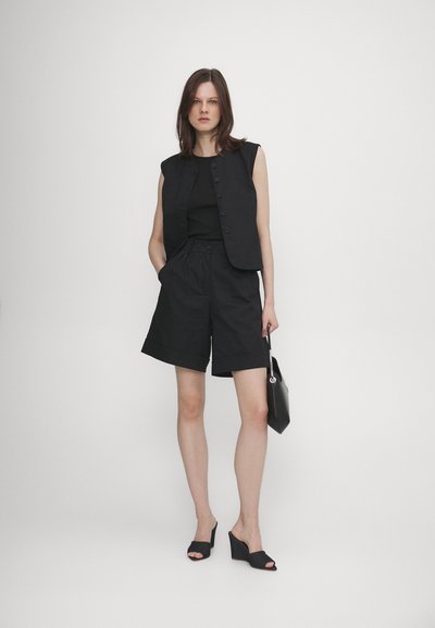 Faithfull the brand DELFINA VEST - Smanicato - black
