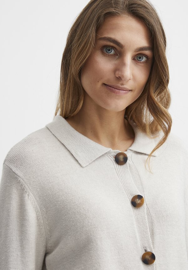 FRBITTE - Cardigan - Limestone melange2