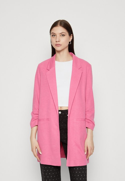 Veste mi-longue classique - Rose