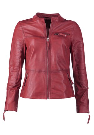 Veste en cuir - red