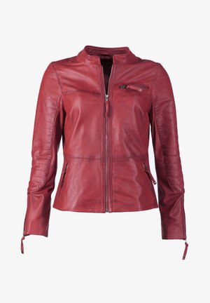 Leather jacket - red