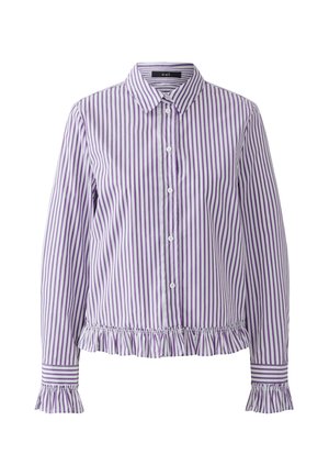 Oui, HEMDBLUSE - Overhemdblouse - white violett